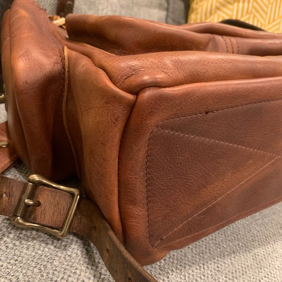 LM Leather Goods Bridges Backpack in Whiskey - Picture 15 of 16